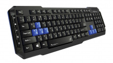 Набор клавиатура, мышь и коврик QUMO STORM (USB, black)