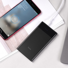 Внешний аккумулятор hoco B35D Entourage (литий-полимерный, 5000mAh, 2*USB 1A, вход 1A, black)