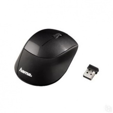 Мышь беспроводная Hama (H-53850-V2, optical, 1750dpi, 2xAAA, black)