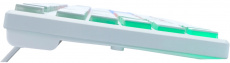Клавиатура Gembird KB-250L-W (USB, радужная подсветка, мультимедийная, 1.5m, white)