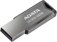 Флеш накопитель USB 2.0 64Gb ADATA UV250 (AUV250-64G-RBK, black)