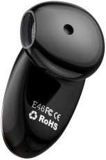Гарнитура hoco E46 Voice business (вкладыш моно правый, беспроводная, Bluetooth 4.2, с микрофоном, ,более 3 часов работы от батареи, black-red)