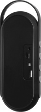 Колонка QUMO X4 (6W, портативная, аккумулятор 1500mAh, Bluetooth v.4.0, микрофон, громкая связь, AUX, USB, MicroSD до 32Gb, FM, MP3, black)