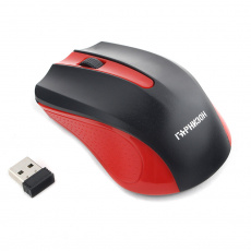 Мышь беспроводная Гарнизон GMW-430R (optical, 1200dpi, 2xAAA, black-red)