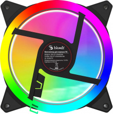 Вентилятор Bloody BD-CF120ARGB4-BK (120x120x25mm, Hydro, 600-1600rpm, 11-26dBa, 4pin, PWM, ARGB LED, black) RTL