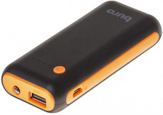 Внешний аккумулятор Buro RC-5000BO (литий-ионный, 5000mAh, выход 1A, вход 1А, black-orange)