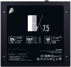 Блок питания 1STPLAYER 750W (PS-750FK, 80+, 120mm, 20+4+4+4pin, 2*PCI-E 6+2pin, 6*SATA, 2*HDD) RTL