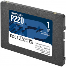 Накопитель SSD 2,5" 1Tb Patriot P220 (P220S1TB25, 550/500Mbs, SATA-3)