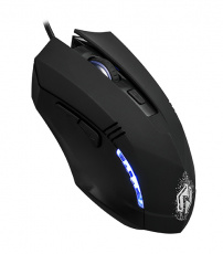 Мышь QUMO Nemesis M48 (USB, optical, 3200dpi, 4 цвета подсветки, 1.5m, black)
