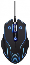 Мышь Oklick INTERCEPTOR 735G (USB, optical, 2400dpi, игровая, black)