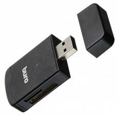 Карт-ридер Buro BU-CR-3103 (microSD, SDHC, M2, MS, MS Duo, MMC, black, USB2.0)