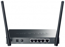 Роутер TP-LINK TL-ER604W (300Mbps, 2.4GHz, 4 ports, 1000Mbps, 2 внешние съёмные антенны 5dBi, VPN tunnels, Telnet, black)