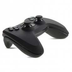 Геймпад Crown CMG-710 (PC/PS2/PS3, беспроводной, вибрация, аккумулятор, black-silver)