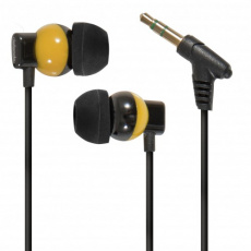 Наушники Defender Bravo-816 (затычки, 1.2m, black-yellow)