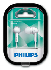 Наушники Philips SHE1450WT (затычки, без микрофона, 1.2m, white)