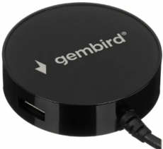 USB 2.0 HUB Gembird UHB-241B (4 порта, 0.5m, black)