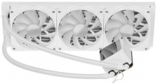 Водяное охлаждение ARDOR GAMING Frostwave 360 SS (1150/1151/1155/1156/1200/1366/1700/2011/AM4/AM5, Радиатор: Al, Водоблок: Cu, 3 вентилятора: Hydro, 120mm, 900-1800rpm, 24-35dBa, 4pin, PWM, ARGB LED, Помпа: 2500rpm, 3pin, 300W, white) RTL
