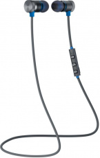 Гарнитура Defender OUTFIT B710 (затычки, беспроводные, Bluetooth 4.1, с микрофоном, до 10м., до 5 часов работы от батареи, black-blue)