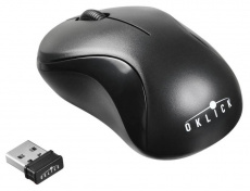 Мышь беспроводная Oklick 605SW (optical, 1200dpi, AAA, black)