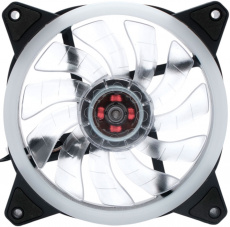 Вентилятор Gembird D12025S12L-B (120x120x25mm, Hydro, 1200rpm, 21dBa, 3+4pin, blue LED, black-white) RTL