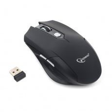 Мышь беспроводная Gembird MUSW-240 (optical, 1000dpi, AA, black)