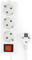 Сетевой удлинитель Гарнизон (ELB-G3-W-3, 3 розетки, 3 метра, 16A, white) OEM