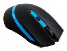 Мышь беспроводная Oklick 630LW (optical, 1600dpi, 2xAA, black-blue)