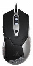 Мышь Oklick ELECTRO 875G (USB, optical, 2400dpi, игровая, black-silver)