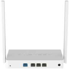 Роутер Keenetic Extra (KN-1713) (300/867Mbps, 2.4/5GHz, 3 port, 100Mbps, 2 внешние несъёмные антенны 5dBi, USB, Mash, USB Printer/FTP Server/3G/4G/LTE, grey-white)