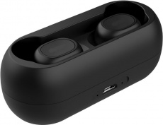 Гарнитура T1C (затычки, беспроводная, Bluetooth 5.0, с микрофоном, до 4 часов работы от батареи, black)