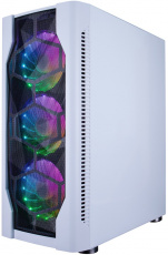 Корпус 1STPLAYER DK-D4 (без БП, ATX, USB3.0, white)