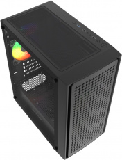 Корпус Powercase Mistral Micro EM20 (CMMEM20B-L3) (без БП, mATX, USB3.0, 3x FRGB Fan, black)