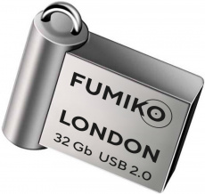 Флеш накопитель USB 2.0 32Gb FUMIKO LONDON (FLO-04, silver)