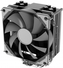 Вентилятор ID-Cooling SE-214-XT BASIC (1150/1151/1155/1156/1200/1700/1851/AM4/AM5, 120mm, Hydro, 700-1800rpm, 15-35dBa, 4 тепловые трубки, DTH, 4pin, PWM, 140W, black) RTL