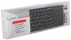 Клавиатура беспроводная Gembird KB-315 (тачпад, для Смарт ТВ, black)