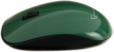 Мышь беспроводная Gembird MUSW-111-GRN (optical, 1200dpi, AA, black-green)