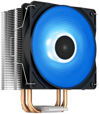 Вентилятор DEEPCOOL GAMMAXX 400 V2 BLUE (1150/1151/1155/1156/1200/1700/AM4/AM5, 120mm, Al, Hydro, 500-1650rpm, <28dBa, 4 тепловые трубки, DTH, 4pin, blue LED, 150W) RTL