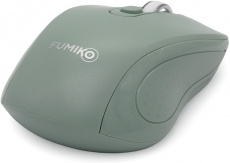 Мышь беспроводная FUMIKO QUICE FMA-14-G (optical, 1600dpi, бесшумный клик, AA (нет в комплекте), green)