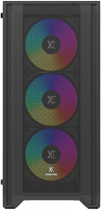 Корпус XASTRA A500 4ARGB (без БП, ATX, USB3.0, 4x ARGB Fan, black)
