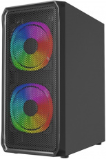 Корпус Powercase Mistral Edge SE (CMSEB-A3) (без БП, ATX, USB3.0, 3x ARGB Fan, black)
