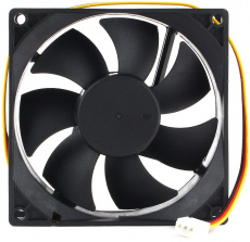 Вентилятор Gembird D9225HM-3 (92x92x25mm, Hydro, 2500rpm, 31dBa, 3pin, black) OEM