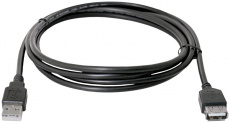 Кабель USB 2.0 Am - Af удлинительный 5.0m (USB02-17, black) Defender