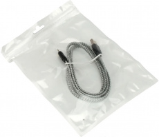 Кабель USB 2.0 Am - Lightning 1.0m (CC-USB2-AMAP-FL-1M, 2.1A, нейлоновая оплётка, grey) Cablexpert