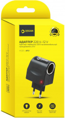 Зарядное устройство Dream AP01 (вход 100-220V, выход 12V/500 мАh, розетка прикуривателя, black)
