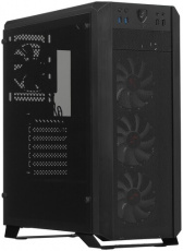 Корпус ARDOR GAMING Rare M1 (без БП, ATX, USB3.0, 3x RGB Fan + 1x black Fan, black)