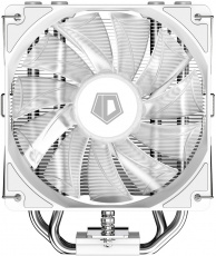 Вентилятор ID-Cooling SE-214-XT WL (1150/1151/1155/1156/1200/1700/AM4/AM5, 120mm, Hydro, 700-1800rpm, 35dBa max, 4 тепловые трубки, DTH, 4pin, PWM, white LED, 140W, white) RTL