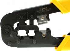 Клещи обжимные Cablexpert T-568R (8p8c,6p6c,6p4c,6p2c, с фиксатором)