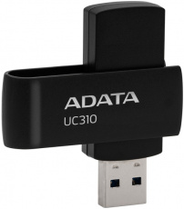 Флеш накопитель USB 3.2 128Gb ADATA UC310 (UC310-128G-RBK, 100MB/s, black)