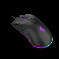 Мышь A4Tech Bloody P90s (USB, optical, 8000dpi, игровая, RGB подсветка, программируемая, stone black)