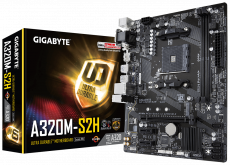 Материнская плата Gigabyte GA-A320M-S2H (AM4, mATX) RTL